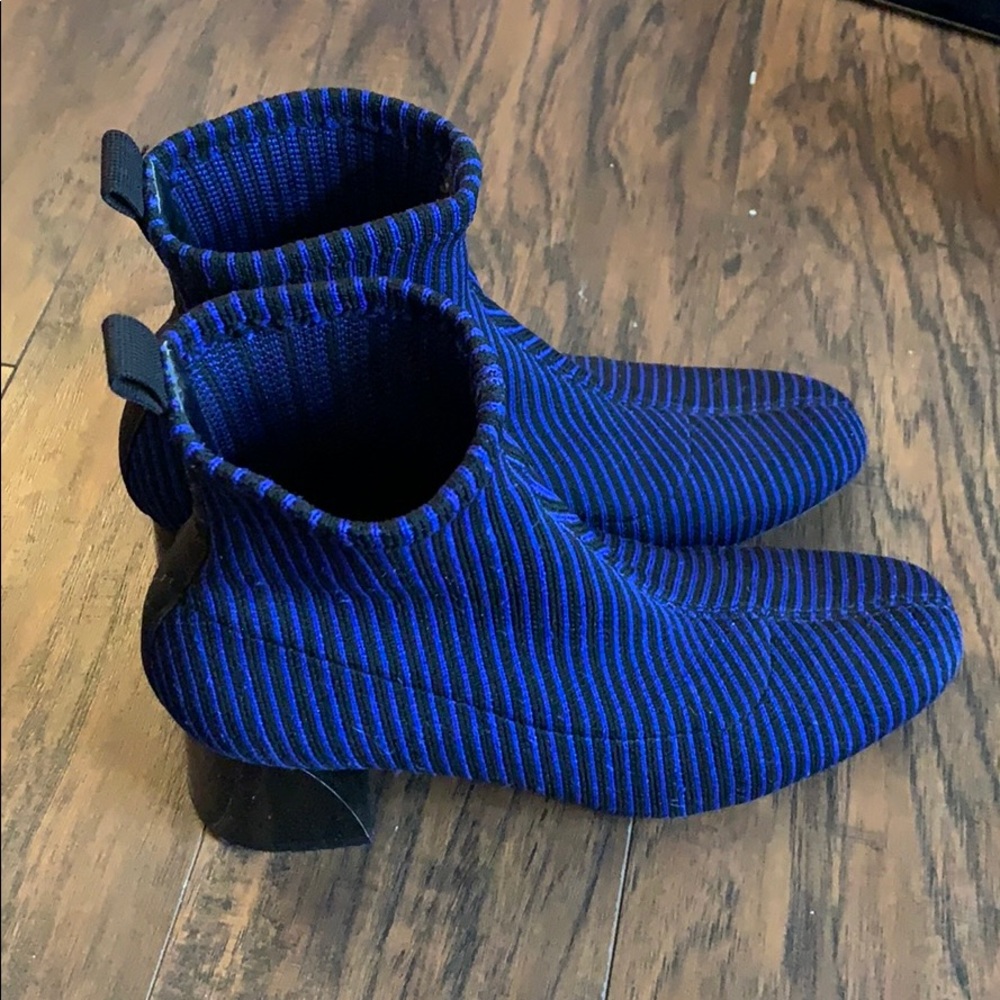 Zara block heel knit booties - Picture 2 of 5